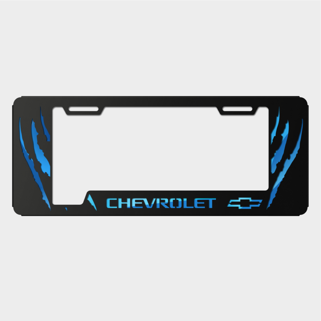 Portaplacas Chevrolet Garras
