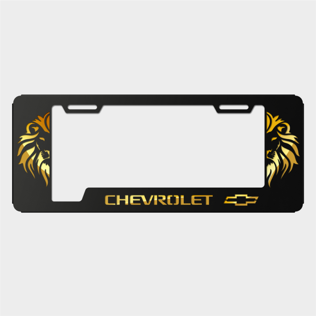 Portaplacas Chevrolet León