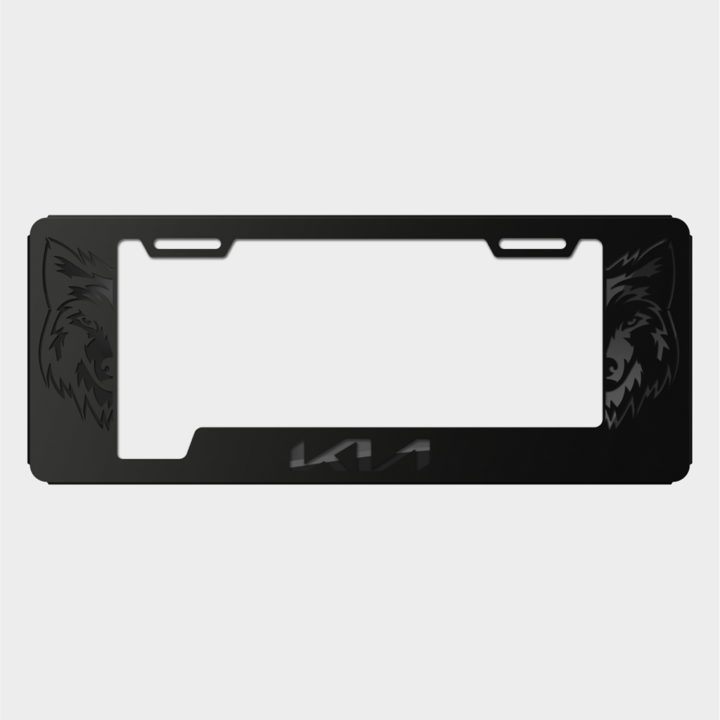 Portaplacas KIA Lobo