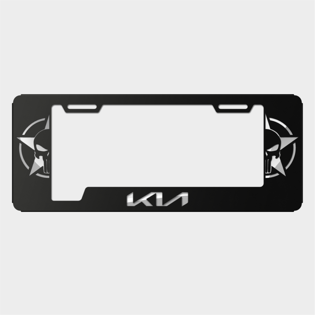 Portaplacas KIA Punisher