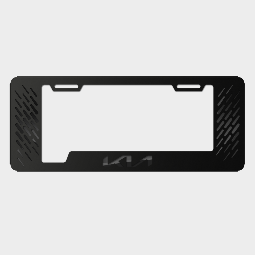 Portaplacas KIA Texturizado