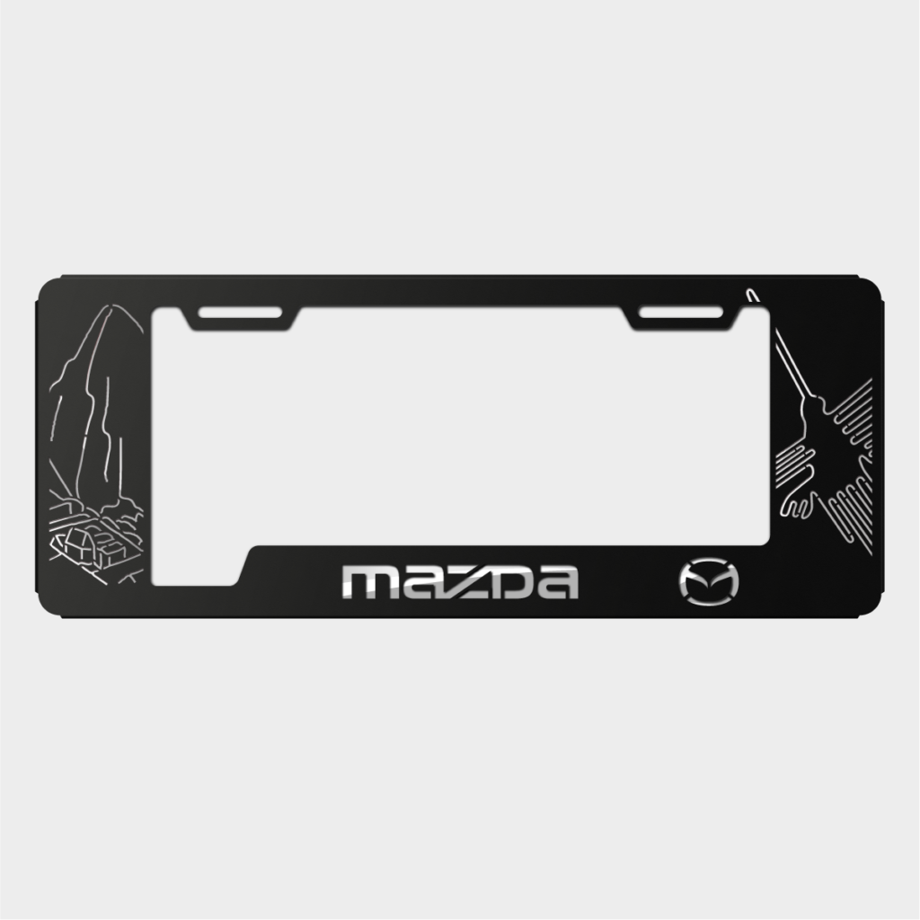 Portaplacas Mazda Machu Picchu