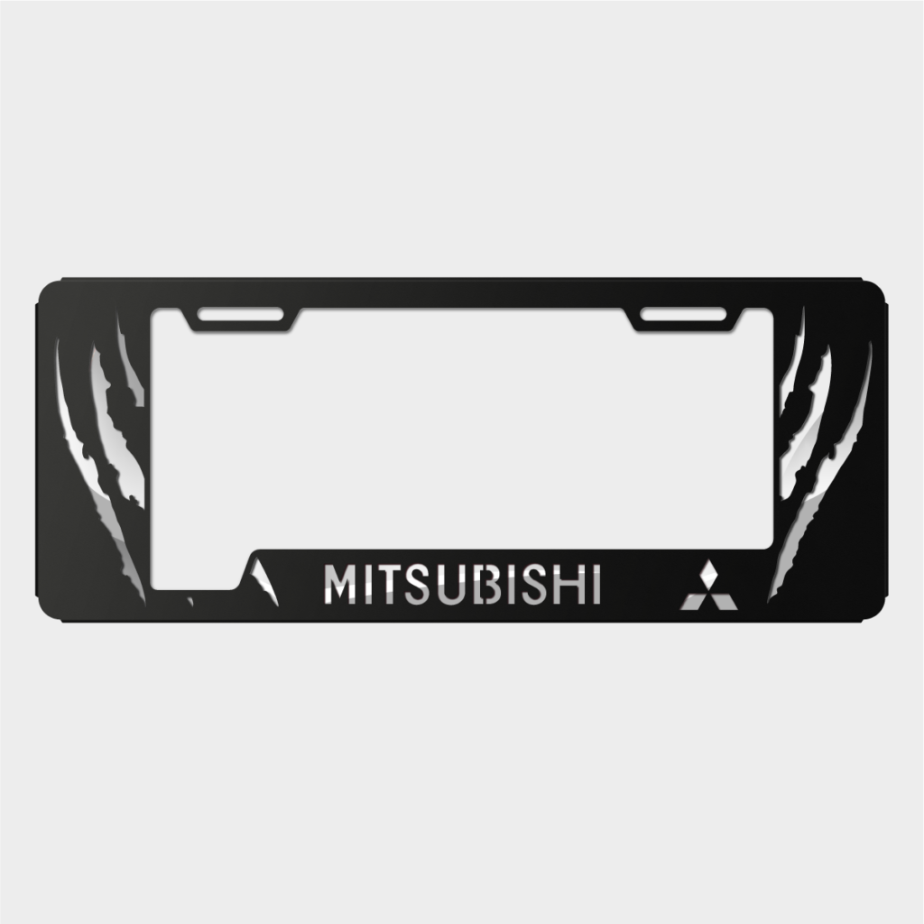Portaplacas Mitsubishi Garras