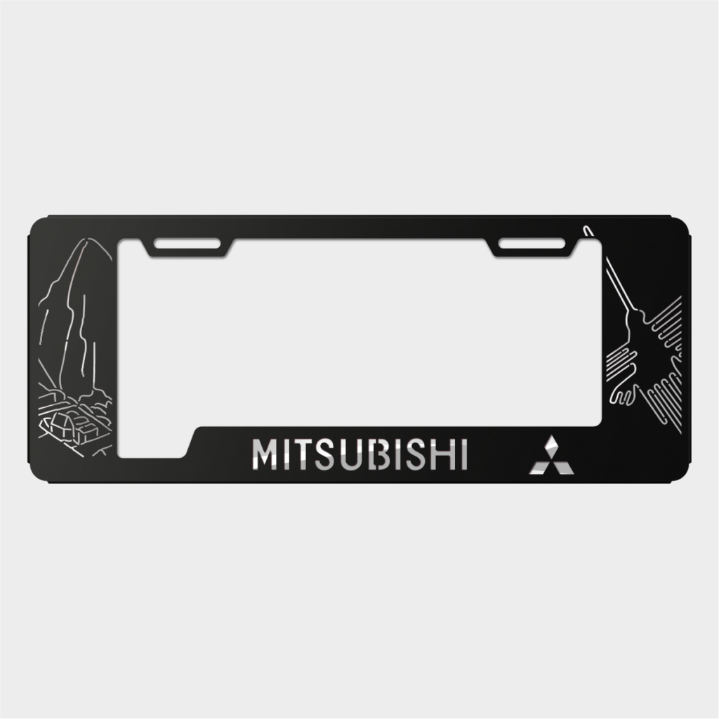 Portaplacas Mitsubishi Machu Picchu